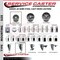 Service Caster 3'' Semi Steel Wheel Swivel 1-1/8'' Expanding Stem Caster Set, 4PK SCC-EX20S314-SSS-118-4 - alternate 2